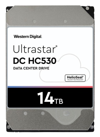 Жесткий диск Western Digital Ultrastar DC HA530 HDD 3.5" SAS 14Тb, 7200rpm, 512MB buffer, 512e (WUH721414AL5204), 1 year