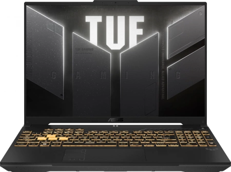 Ноутбук Asus TUF Gaming A16 FA607PV-N3035 Ryzen 7 7845HX 16Gb SSD1Tb NVIDIA GeForce RTX4060 8Gb 16" IPS WUXGA (1920x1080) noOS grey WiFi BT Cam (90NR0IX3-M001T0)