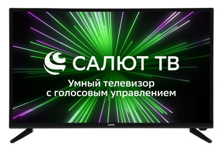 Телевизор LED Digma 32" DM-LED32SBB25 Салют ТВ черный HD 60Hz DVB-T DVB-T2 DVB-C DVB-S DVB-S2 USB WiFi Smart TV (RUS)