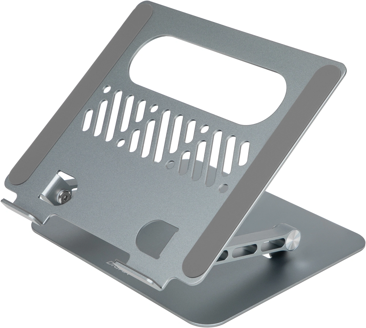 Подставка для ноутбука Digma D-NS100 240x220x50мм 612г алюминий серый Подставка для ноутбука Digma D-NS100 240x220x50мм 612г алюминий серый