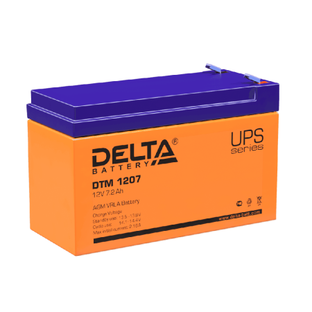 Батарея для ИБП Delta DTM 1207 12В 7.2Ач