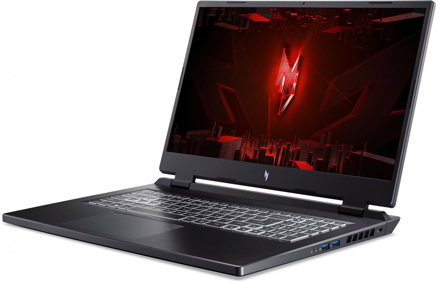Ноутбук Acer Nitro 17 AN17-51-716G Core i7 13700H 16Gb SSD1Tb NVIDIA GeForce RTX4050 8Gb 17.3" IPS QHD (2560x1440) noOS black WiFi BT Cam (NH.QK5CD.001)