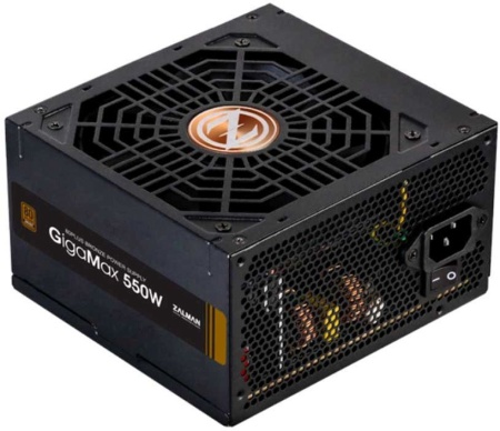 Блок питания Zalman ATX 550W ZM550-GVII 80+ bronze (20+4pin) APFC 120mm fan 5xSATA RTL