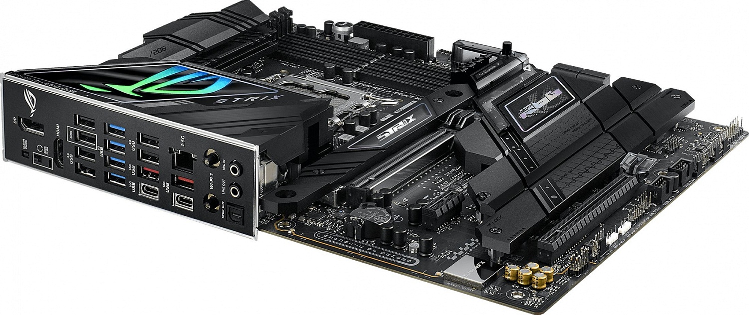Материнская плата Asus ROG STRIX Z790-F GAMING WIFI II Soc-1700 Intel Z790 4xDDR5 ATX AC`97 8ch(7.1) 2.5Gg RAID+HDMI+DP