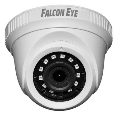 Камера видеонаблюдения аналоговая Falcon Eye FE-MHD-DP2e-20 3.6-3.6мм HD-CVI HD-TVI цв. корп.:белый