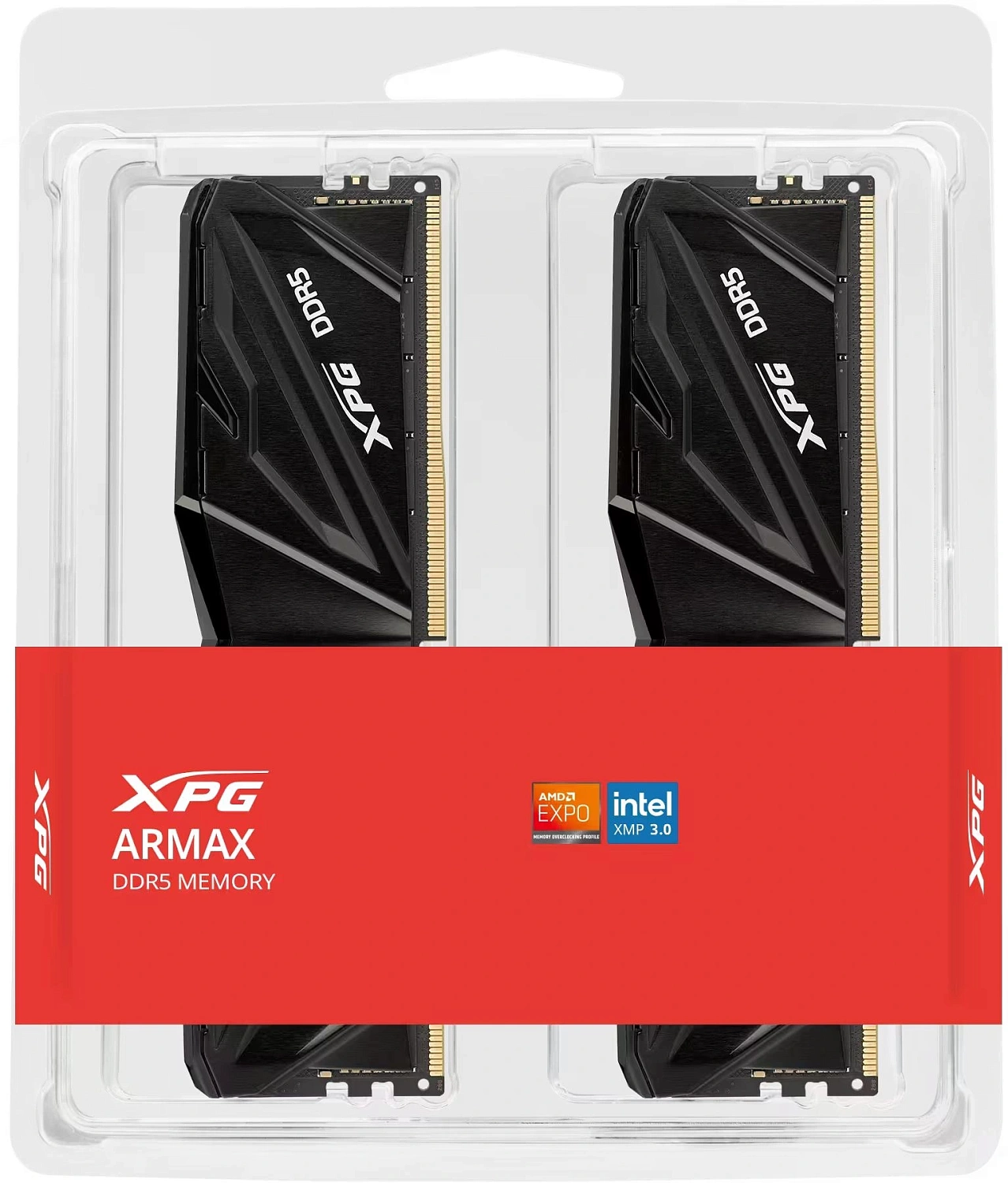 Память DDR5 2x16GB 6000MHz A-Data AX5U6000C3016G-DTAMBK XPG ARMAX RTL PC5-48000 CL30 DIMM ECC 288-pin 1.4В kit single rank Ret