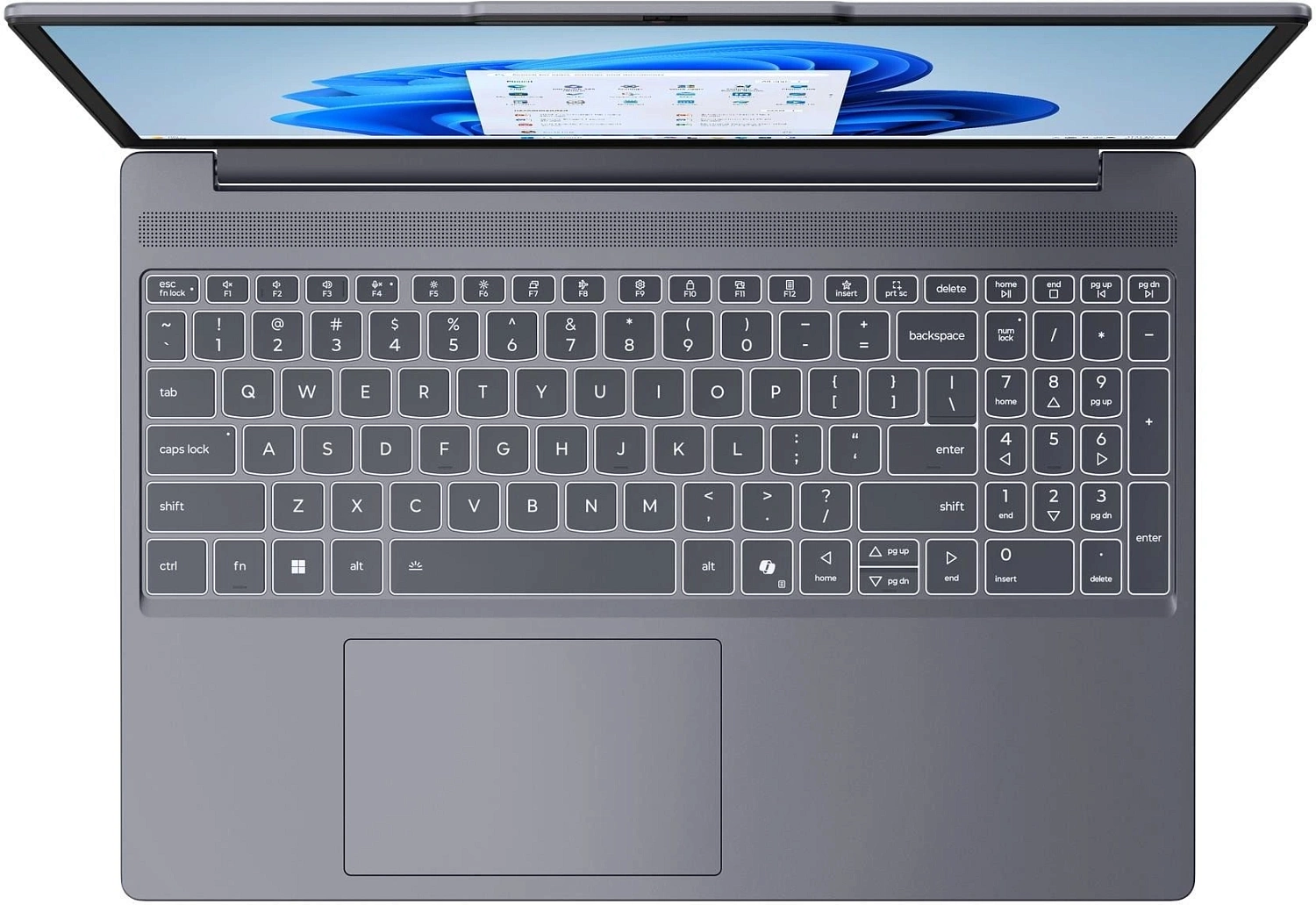 Ноутбук Lenovo IdeaPad Slim 3 15AHP10 AMD Ryzen 5 8540U/16Gb (soldered, 1*8 D5)/SSD512Gb/15.3"/IPS/WUXGA/1920x1200/60Hz/NoOS/Luna Grey/1.63kg