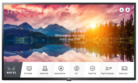 Жк-панель LG 55" UHD, Ceramic BK, DVB-T2/C/S2, IP-channels, HDR 10pro, Pro:Centric, WebOS 5.0