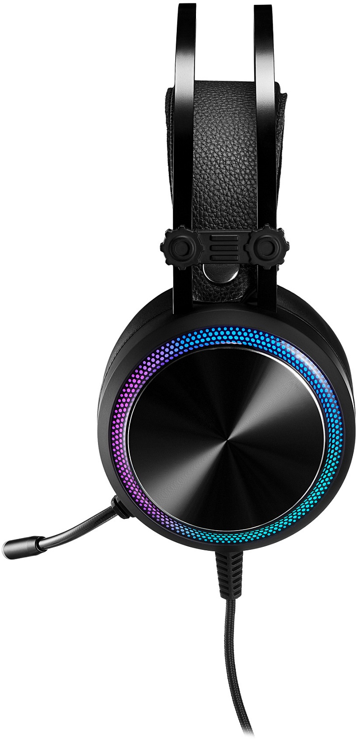 Наушники с микрофоном Оклик HS-L810G ANONYMOUS черный 2.2м мониторные оголовье (1460164)