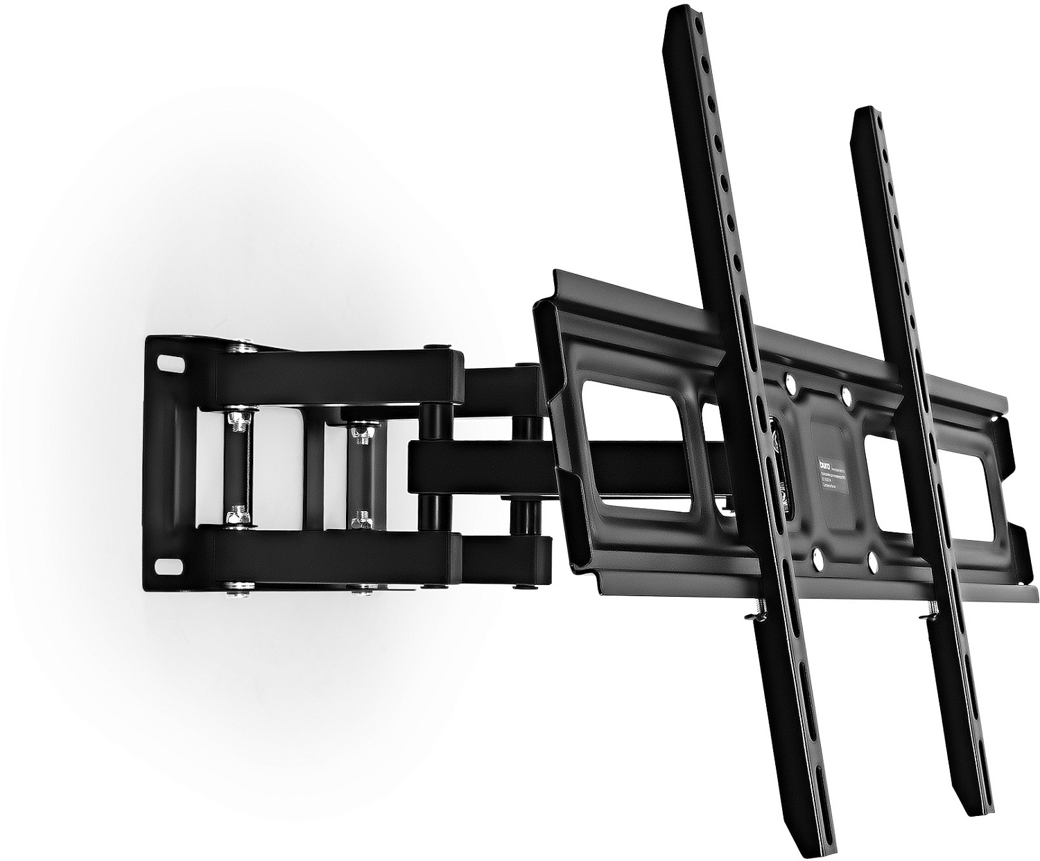 Кронштейн для телевизора Buro MF3 черный 32"-70" макс.40кг настенный поворотно-выдвижной и наклонный