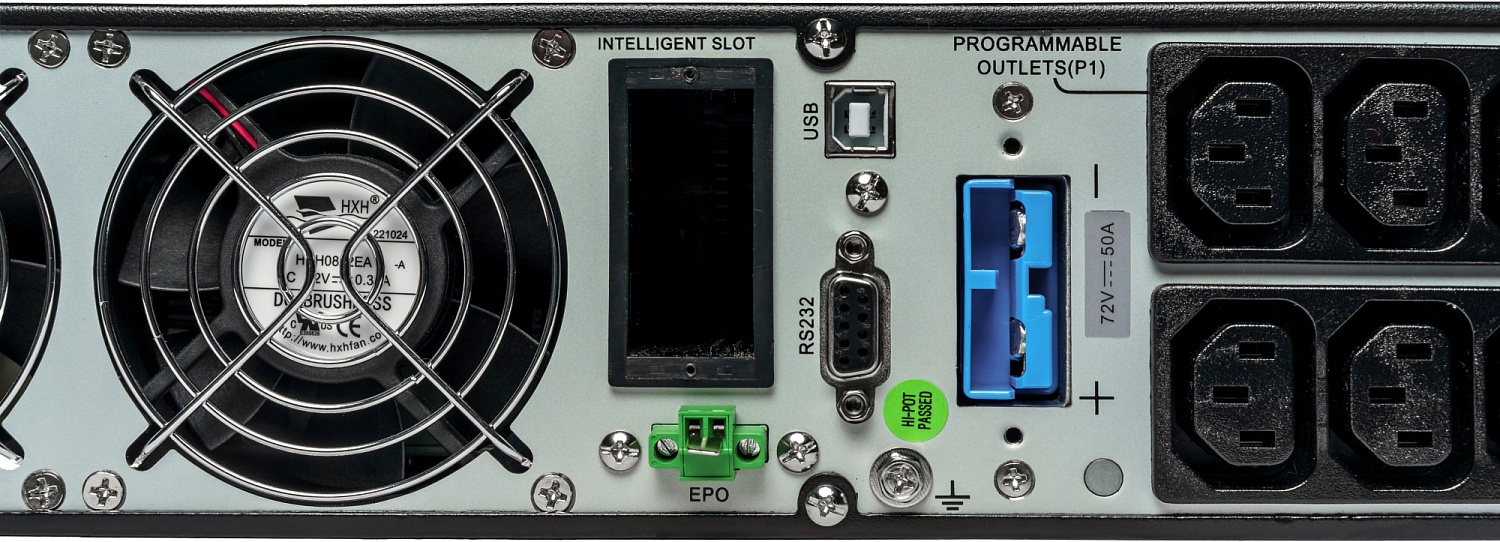 Источник бесперебойного питания Systeme Electric Smart-Save Online SRT, 3000VA/3000W, On-Line, Extended-run, Rack 2U(Tower convertible), LCD, Out: 8xC13+1xC19, SNMP Intelligent Slot, USB, RS-232