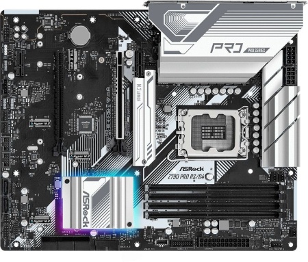 Материнская плата Asrock Z790 PRO RS/D4 Soc-1700 Intel Z790 4xDDR4 ATX AC`97 8ch(7.1) 2.5Gg RAID+HDMI+DP