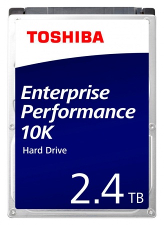 Жесткий диск Toshiba Enterprise HDD 2.5" SAS  2.4Tb, 10000rpm, 128MB buffer, 15mm, AL15SEB24EQ, 1 year