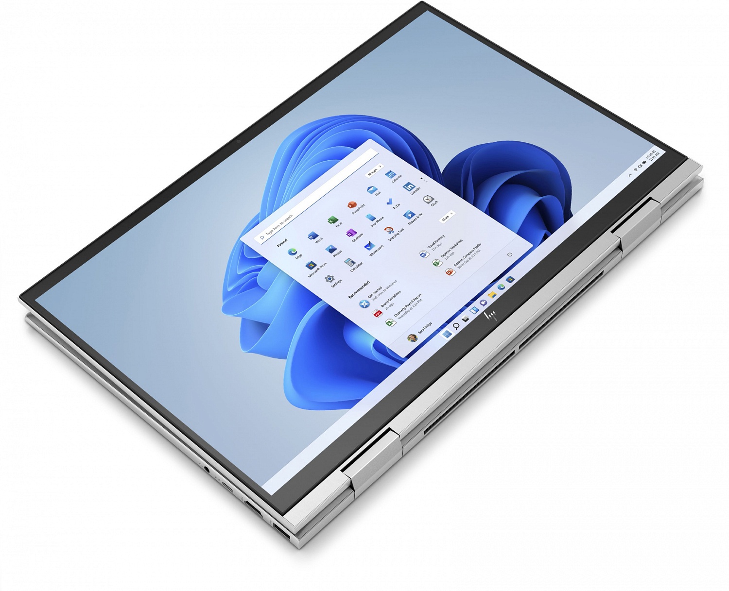 Ноутбук HP Envy x360 15-ES2501DX Core i7 1260P 16Gb SSD512Gb Intel UHD Graphics 15.6" IPS Touch FHD Windows 11 Home blue WiFi BT Cam (8L3A5UA)