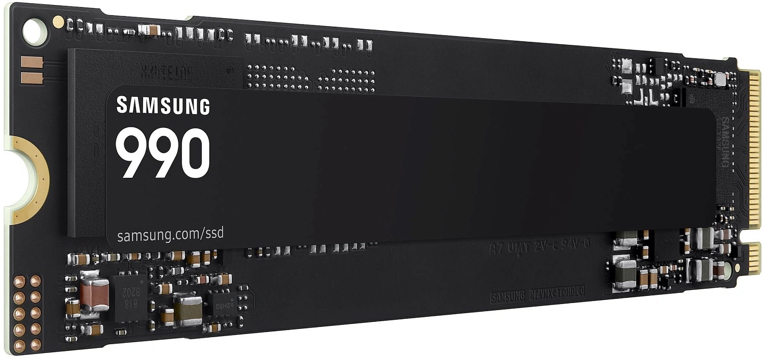 Твердотельный накопитель SSD M.2 2280 2TB Samsung 990 EVO NVMe 2.0, PCIe 4.0 x4, TLC 3D NAND, 7250R/6450W MB/s