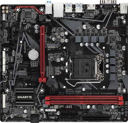 Материнская плата Gigabyte B560M H Soc-1200 Intel B560 2xDDR4 mATX AC`97 8ch(7.1) GbLAN+VGA+HDMI