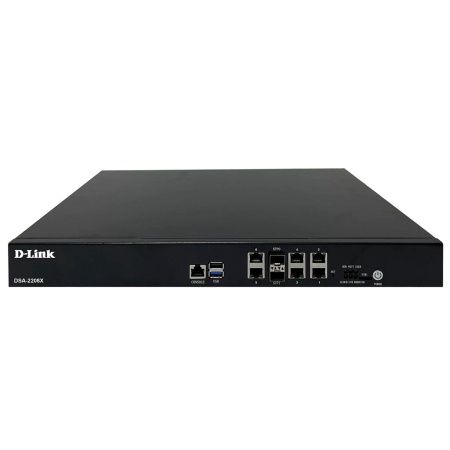 Маршрутизатор D-Link Service Router, 6x1000Base-T,  2x10GBase-X SFP+, 2xUSB ports, RJ45 Console