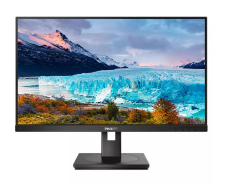 Монитор LCD 27'' [16:9] 1920х1080(FHD) IPS, nonGLARE, 75 Hz, 300 cd/m2, H178°/V178°, 1000:1, 50М:1, 16.7M, 4ms, VGA, DVI, HDMI, DP, USB-Hub, Height adj, Pivot, Tilt, Swivel, Speakers, 3Y, Black