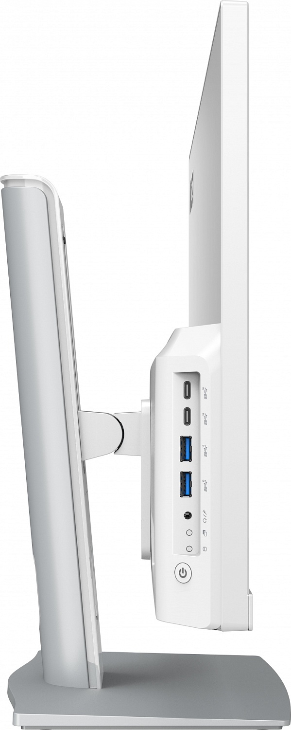 Моноблок MSI Modern AM242P 12M-257XRU 23.8" Full HD i3 1215U (1.2) 8Gb SSD512Gb UHDG noOS GbitEth WiFi BT 120W клавиатура мышь Cam белый 1920x1080