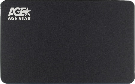 Внешний корпус для HDD/SSD AgeStar 3UB2AX2 SATA I/II/III USB3.0 алюминий черный 2.5"