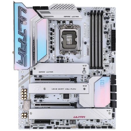 Материнская плата Colorful iGame Z790D5 ULTRA V20 Z790 LGA1700 4xDDR5 2xPCIEx16 1xPCIEx4 1x PCIEx1 4xM.2 2xTypeC 3xUSB3.2Gen2 3xUSB3.2Gen1 6xUSB2.0 6xSATA3.0 2.5G DP HDMI ATX RTL