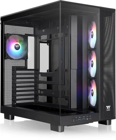 Корпус Thermaltake View 380 XL TG ARGB черный без БП E-ATX 2x120mm 2xUSB3.0 audio bott PSU