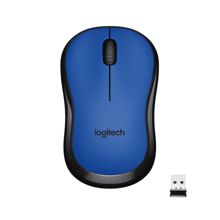 Мышь беспроводная Logitech M220 Silent Blue (синяя, оптическая, 1000dpi, 2.4 GHz/USB-ресивер, бесшумная) (арт. 910-004896, M/N: MR0085 / C-U0010)