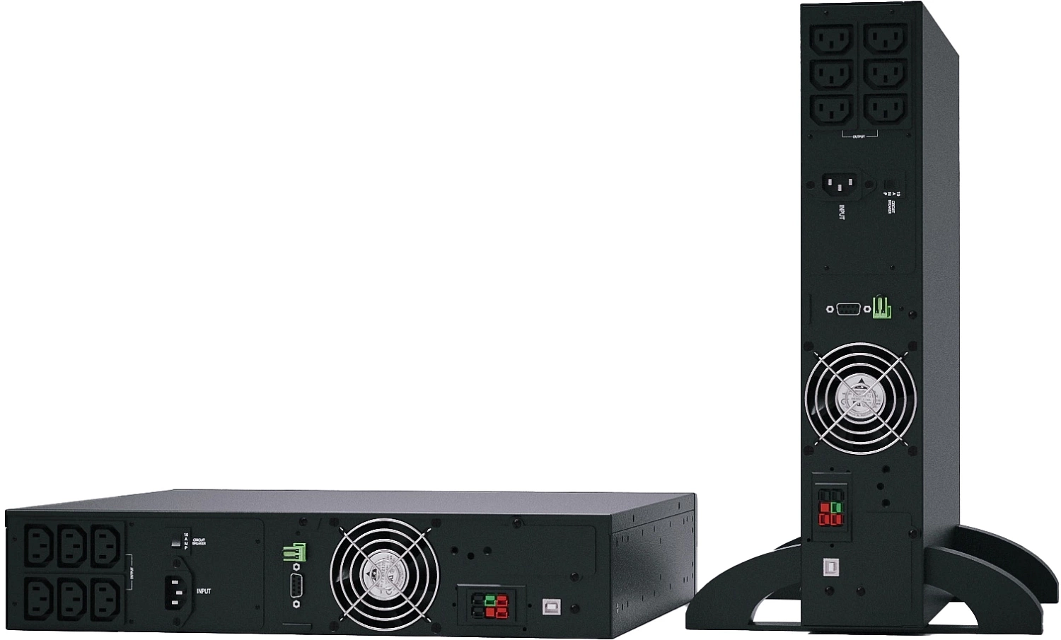 Источник бесперебойного питания Powercom MACAN SE, On-Line, 1500VA/1500W, Rack/Tower, 6*IEC320-C13, LCD, Serial+USB, SmartSlot, подкл. доп. Батарей (1168817)