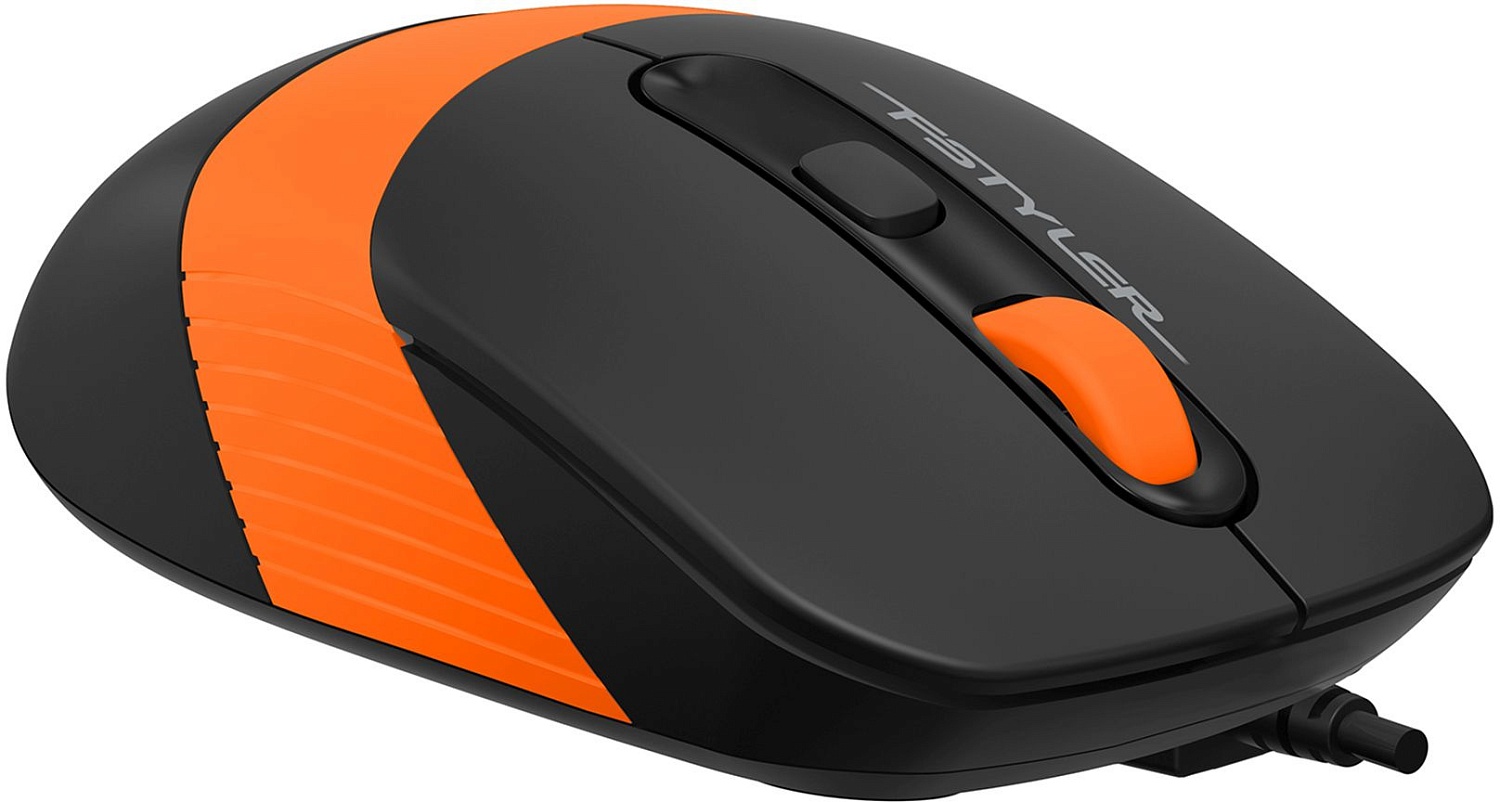 Мышь A4Tech Fstyler FM10S черный/оранжевый оптическая (1600dpi) silent USB (3but) Мышь A4Tech Fstyler FM10S черный/оранжевый оптическая (1600dpi) silent USB (3but)