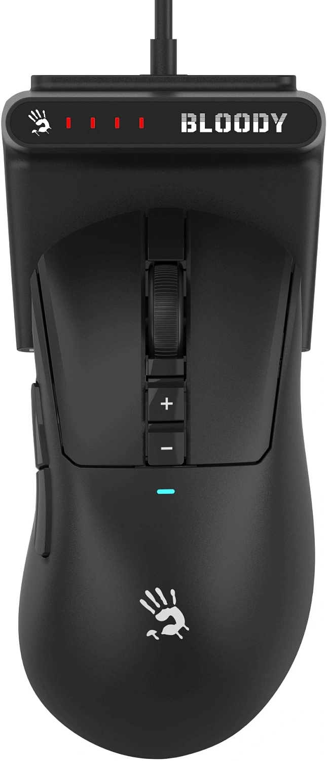 Мышь A4Tech Bloody R73 Ultra Duo черный оптическая 20000dpi беспров. USB-C 7but (R73 ULTRA DUO BLACK) Мышь A4Tech Bloody R73 Ultra Duo черный оптическая 20000dpi беспров. USB-C 7but (R73 ULTRA DUO BLACK)