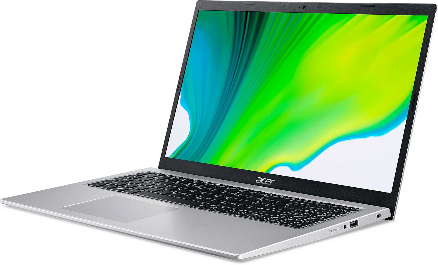 Ноутбук Acer Aspire 5 A515-56-32DM Core i3 1115G4 8Gb SSD256Gb Intel UHD Graphics 15.6" IPS FHD (1920x1080) Windows 11 Home silver WiFi BT Cam (NX.AAS2A.001)