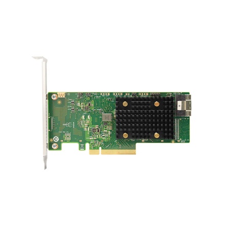 9540-8i SGL (05-50134-03) PCIe 4.0 x8 LP, SAS/SATA/NVMe, RAID 0,1,5,6,10,50,60, 8port(1 * int SFF8654), 4GB Cache, 3908ROC, RTL (007479)