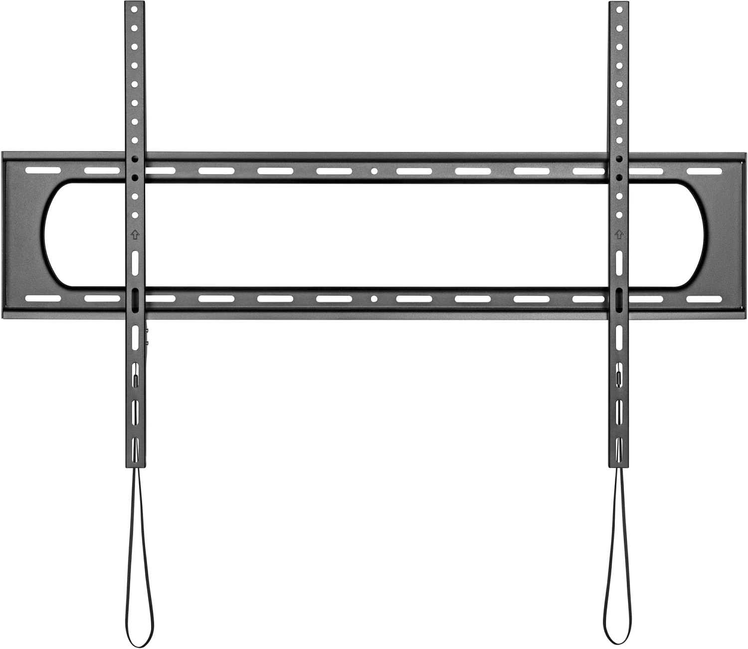 Кронштейн для телевизора Ultramounts UM825F черный 60"-120" макс.120кг настенный фиксированный