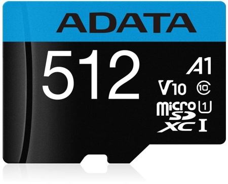 512GB Premier microSDXC UHS-I Class 1 AUSDX512GUICL10A1-RA1