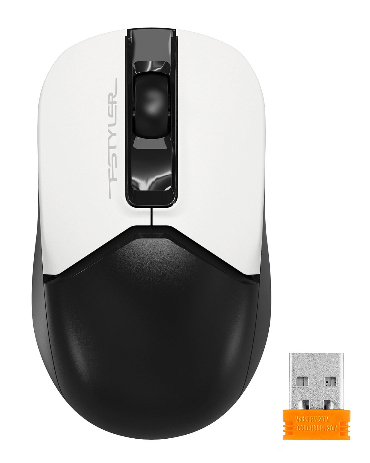 Мышь A4Tech Fstyler FG12S Panda белый/черный оптическая (1200dpi) silent беспроводная USB (3but) Мышь A4Tech Fstyler FG12S Panda белый/черный оптическая (1200dpi) silent беспроводная USB (3but)