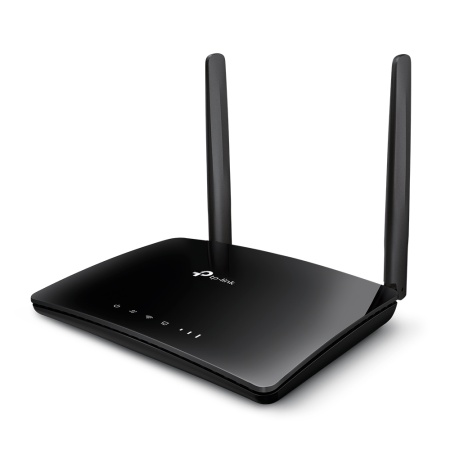 TP-Link Archer MR400, AC1200 Двухдиапазонный Wi-Fi роутер смодемом 4G LTE, до 300 Мбит/с на 2,4 ГГц + до 867 Мбит/с на 5 ГГц, 2 антенны, 3 порта LAN 100 Мбит/с, 1 порт WAN/LAN 100 Мбит/с