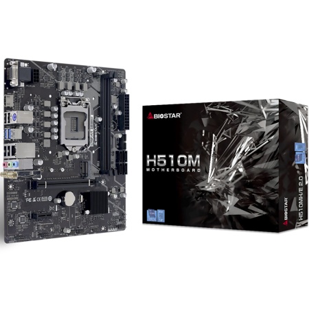 H510MH/E 2.0, Socket 1200, Intel®H510, 2xDDR4-3200, D-SUB+HDMI, 1xPCI-Ex16, 1xPCI-Ex1, 4xSATA3, 1xM.2, 8 Ch Audio, GLan, (4+4)xUSB2.0, (2+2)xUSB3.2, 1xPS/2, mATX, RTL {20} (685086)