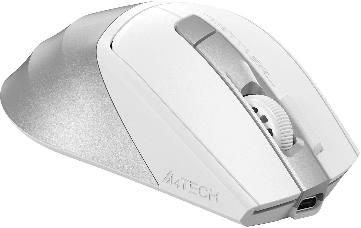 Мышь A4Tech Fstyler FG45CS Air белый/серебристый оптическая (2000dpi) silent беспроводная USB для ноутбука (7but) Мышь A4Tech Fstyler FG45CS Air белый/серебристый оптическая (2000dpi) silent беспроводная USB для ноутбука (7but)