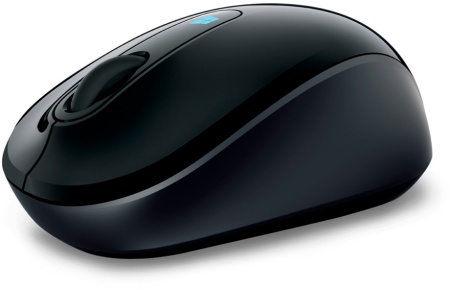 Мышь Microsoft Sculpt Mobile Mouse Black черный оптическая (1600dpi) беспроводная USB2.0 для ноутбука (2but)