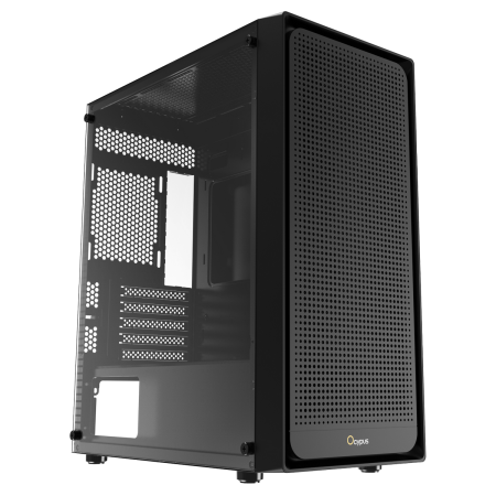Корпус для ПК Case Ocypus Gamma C50 BK mATX / win / black / no PSU / Tempered Glass
