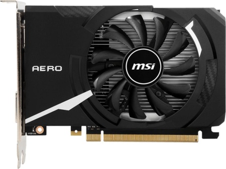 Видеокарта MSI PCI-E GT 1030 AERO ITX 4GD4 OC NVIDIA GeForce GT 1030 4096Mb 64 DDR4 1189/2100 HDMIx1 HDCP Ret