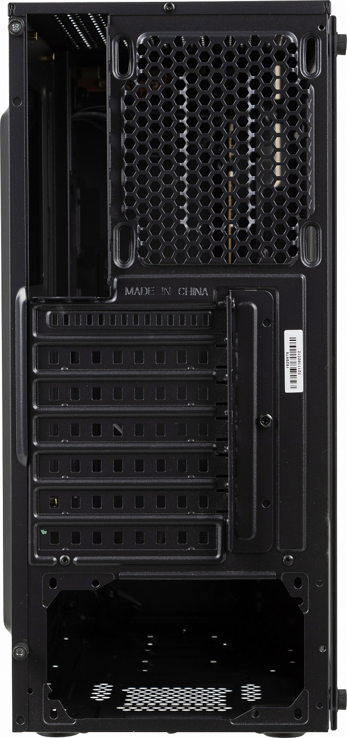 Корпус Accord K-18 черный без БП ATX 6x120mm 2xUSB2.0 1xUSB3.0 audio bott PSU