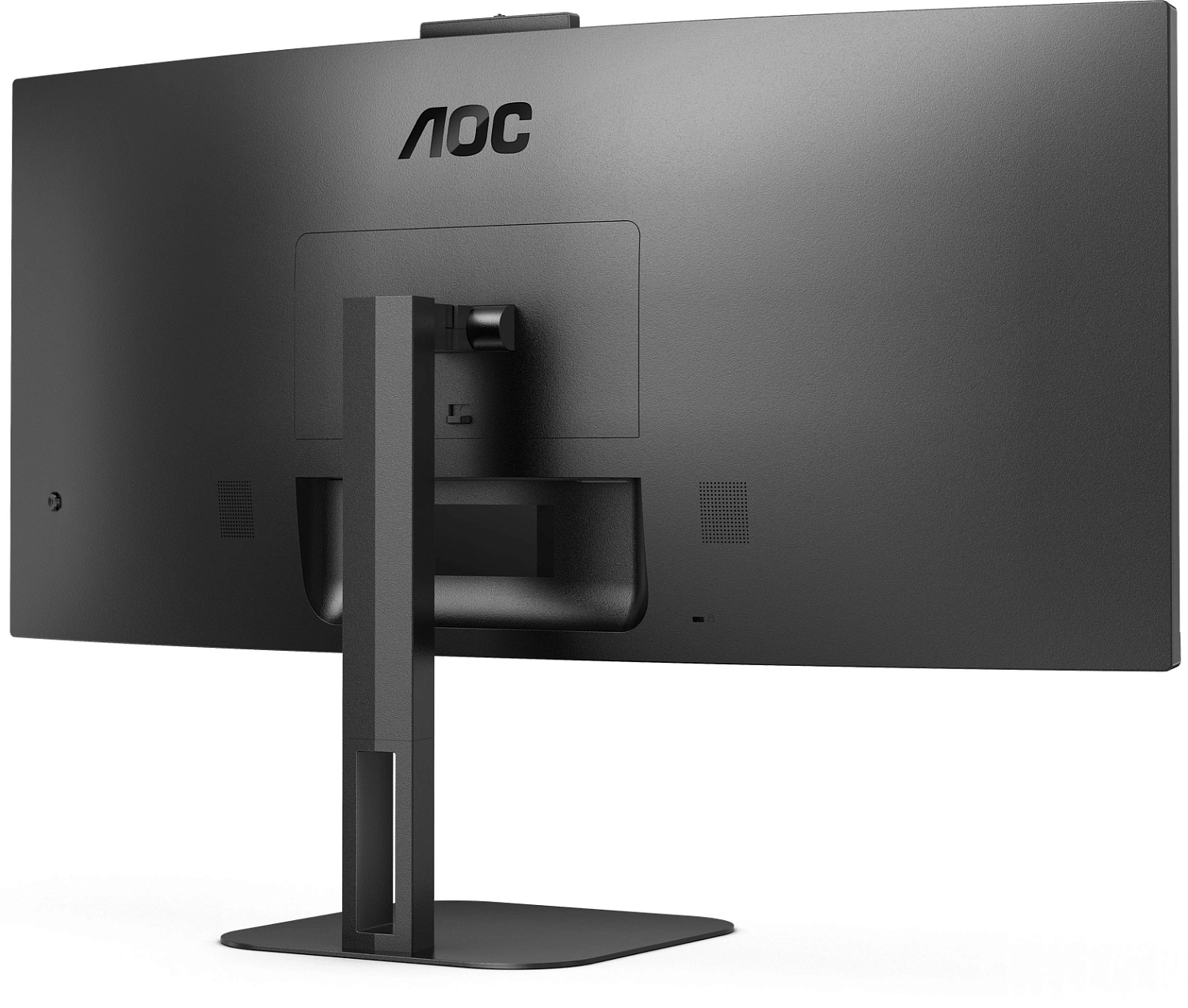 Монитор 34" AOC CU34V5CW Curved 3440x1440 100Гц VA LED 16:9 4(1)ms HDMI DP USB-C/4xUSB3.2 20M:1 3000:1 178/178 300cd WebcamTilt HAS Swivel Speakers 2*5W Black