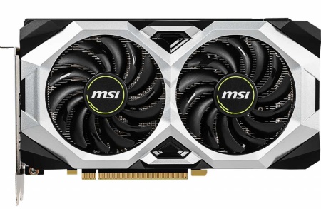 Видеокарта MSI PCI-E RTX 2060 VENTUS GP OC NVIDIA GeForce RTX 2060 6144Mb 192 GDDR6 1710/14000 HDMIx1 DPx3 HDCP Ret