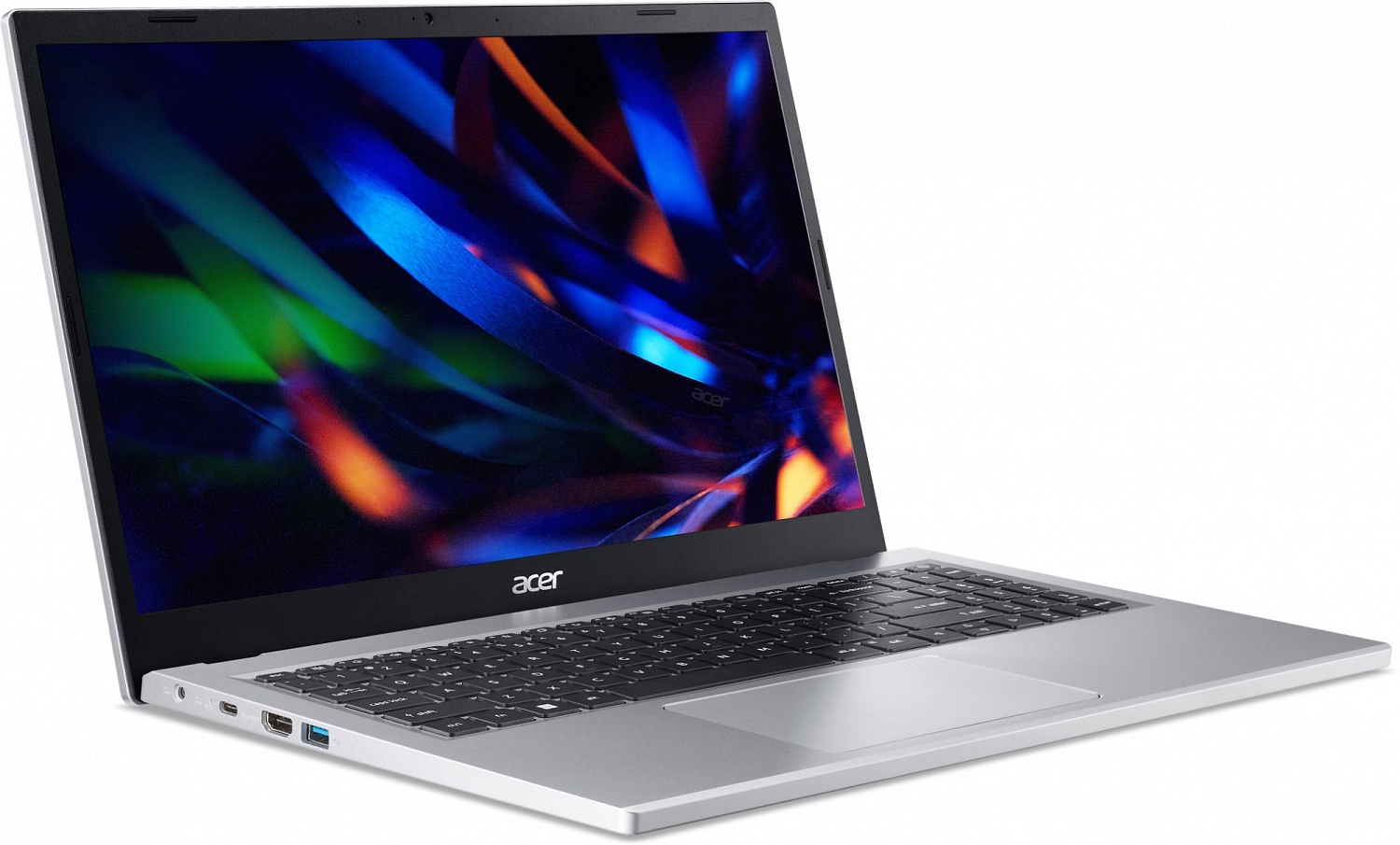 Ноутбук Acer Extensa 15 EX215-33-384J Core i3 N305 8Gb SSD512Gb Intel HD Graphics 15.6" IPS FHD (1920x1080) noOS silver WiFi BT Cam (NX.EH6CD.001)