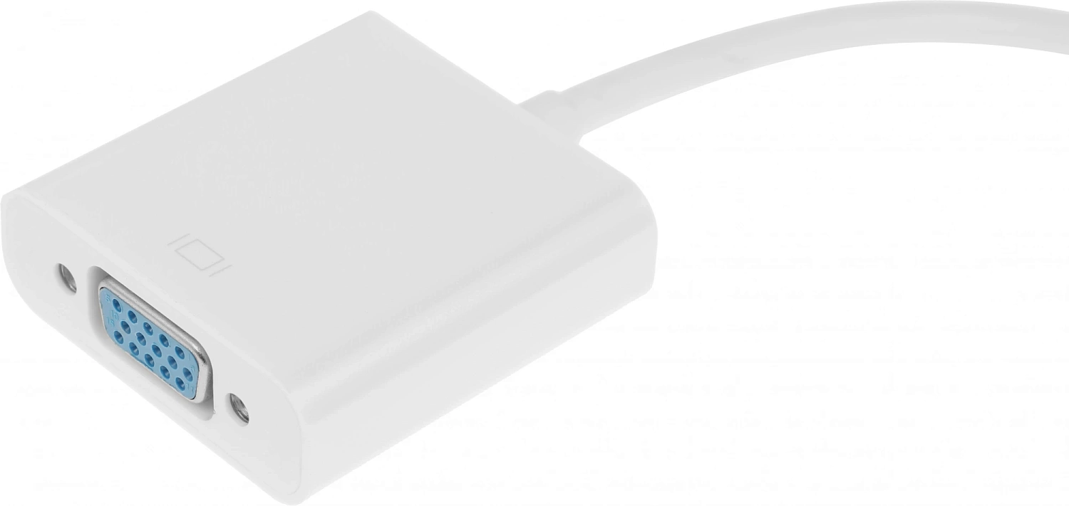 Переходник видео Premier 5-983B HDMI (m)/VGA (f) 0.15м. белый
