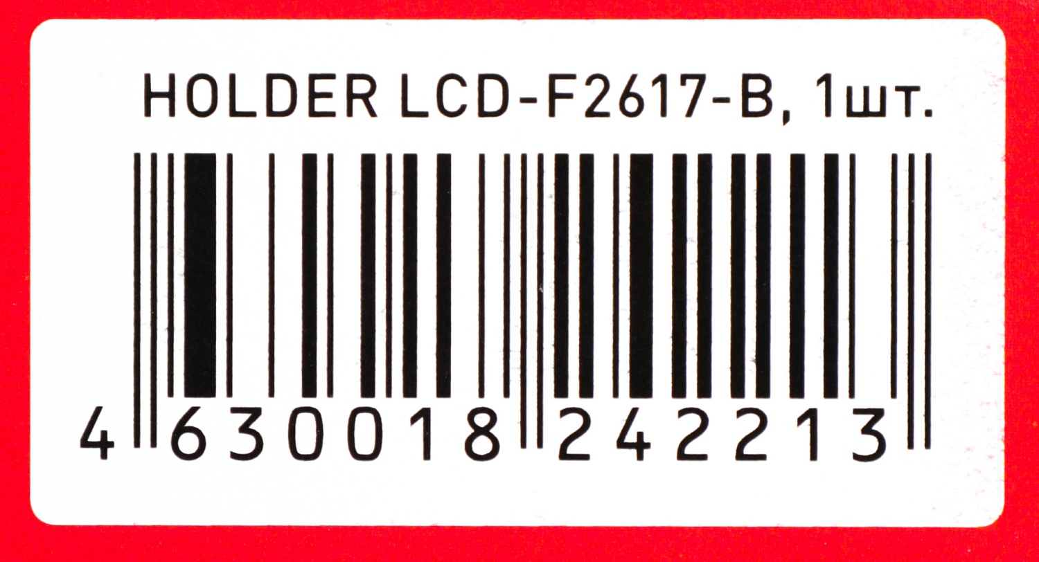 Кронштейн для телевизора Holder F2617-B черный 22"-40" макс.25кг настенный фиксированный