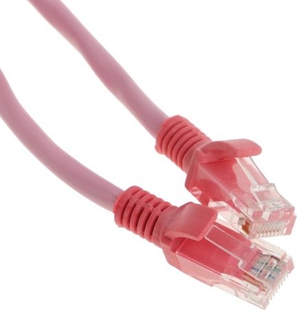 Патч-корд Premier PP12-2M/RO 1000Гбит/с UTP 4 пары cat5E CCA molded 2м розовый RJ-45 (m)-RJ-45 (m)