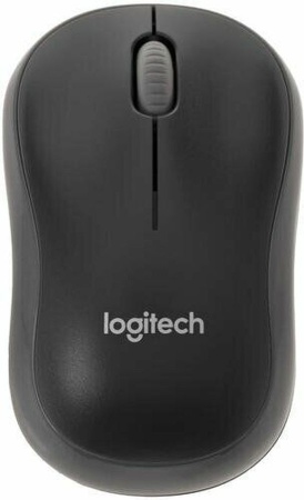 Мышь Logitech M186 черный/серый оптическая (1000dpi) беспроводная USB2.0 (2but)