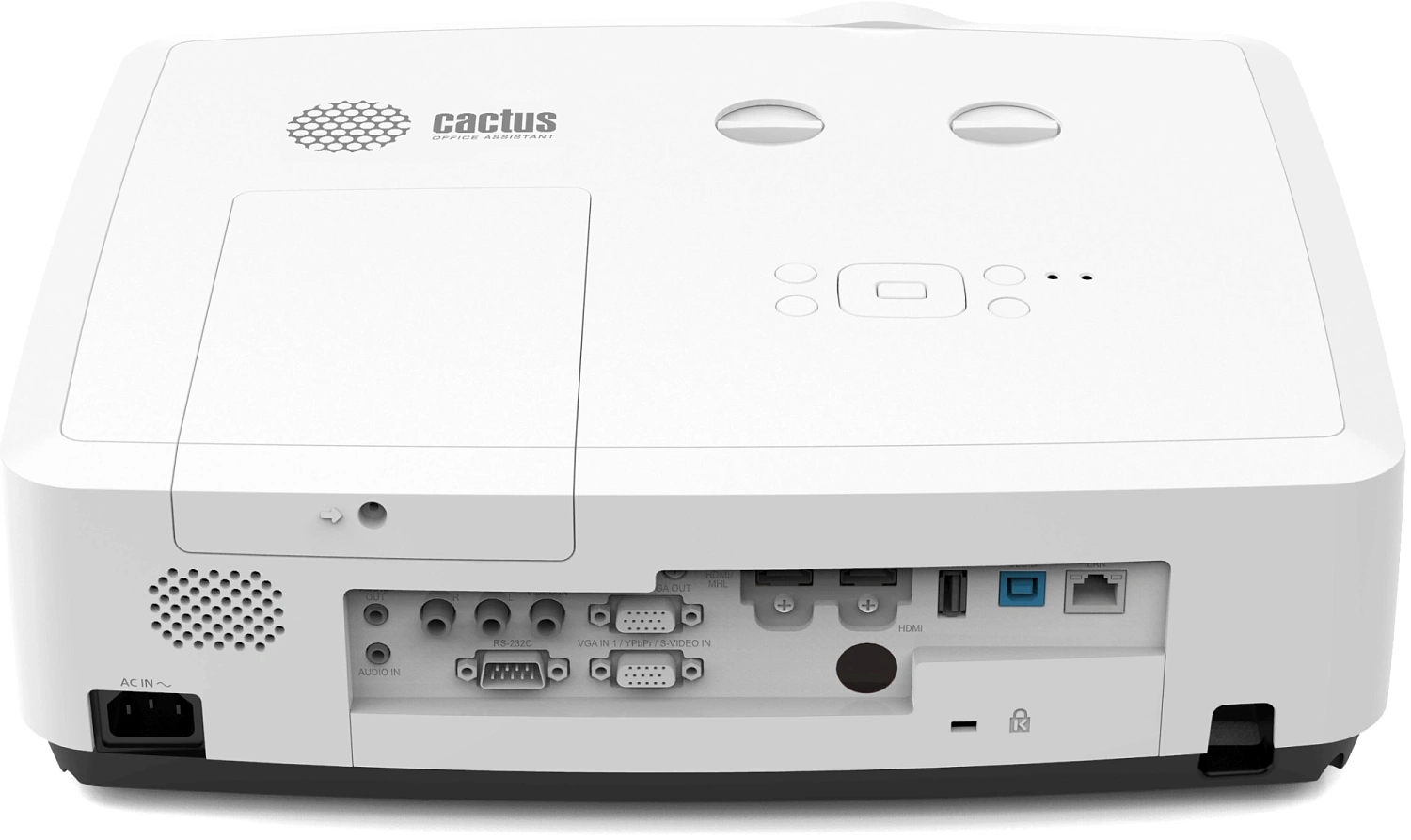 Проектор Cactus Bright CS-S4.WT 3LCD 5900Lm ANSI (1920x1200) 30000:1 ресурс лампы:10000часов 1xUSB typeA 1xUSB typeB 2xHDMI 4.45кг